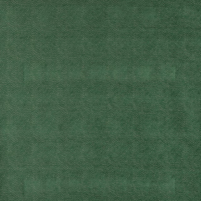 Emerald green woven fabric with subtle mottled texture and soft sheen