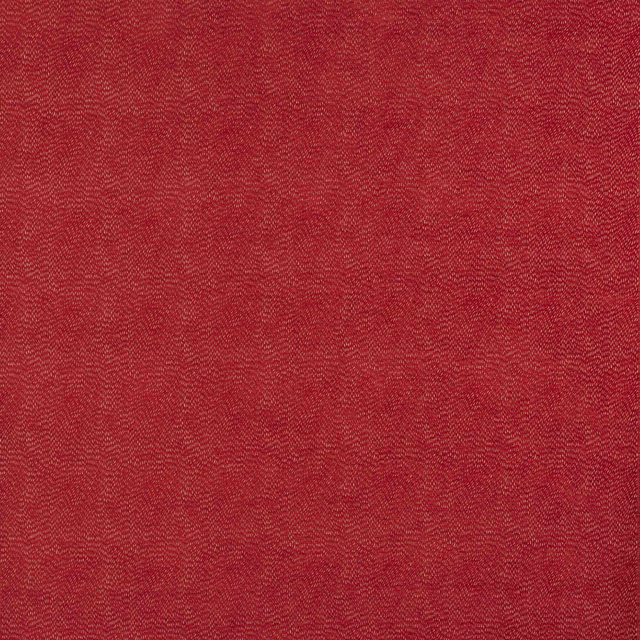 Deep crimson woven fabric with fine striated texture