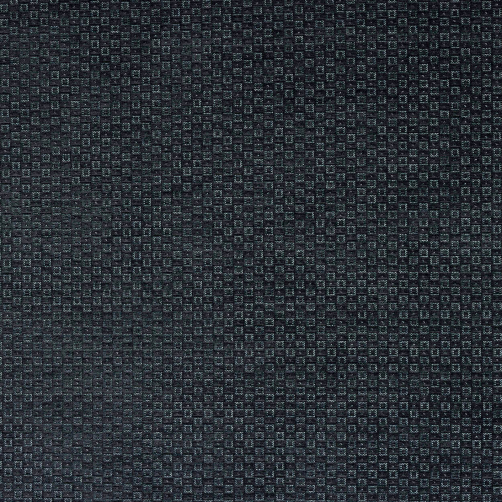 Dark midnight blue geometric fabric with tiny square weave texture