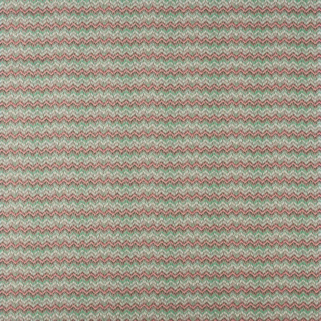 Small zigzag weave in sage green, blush pink and neutral tones