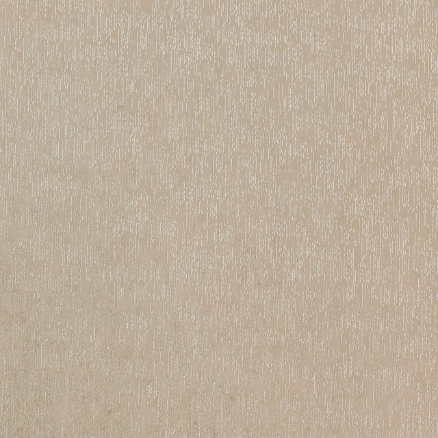 Soft warm taupe textured fabric with fine vertical flecked striations
