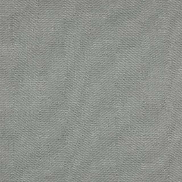 Pale aqua geometric woven fabric with fine diagonal texture and subtle stripe pattern