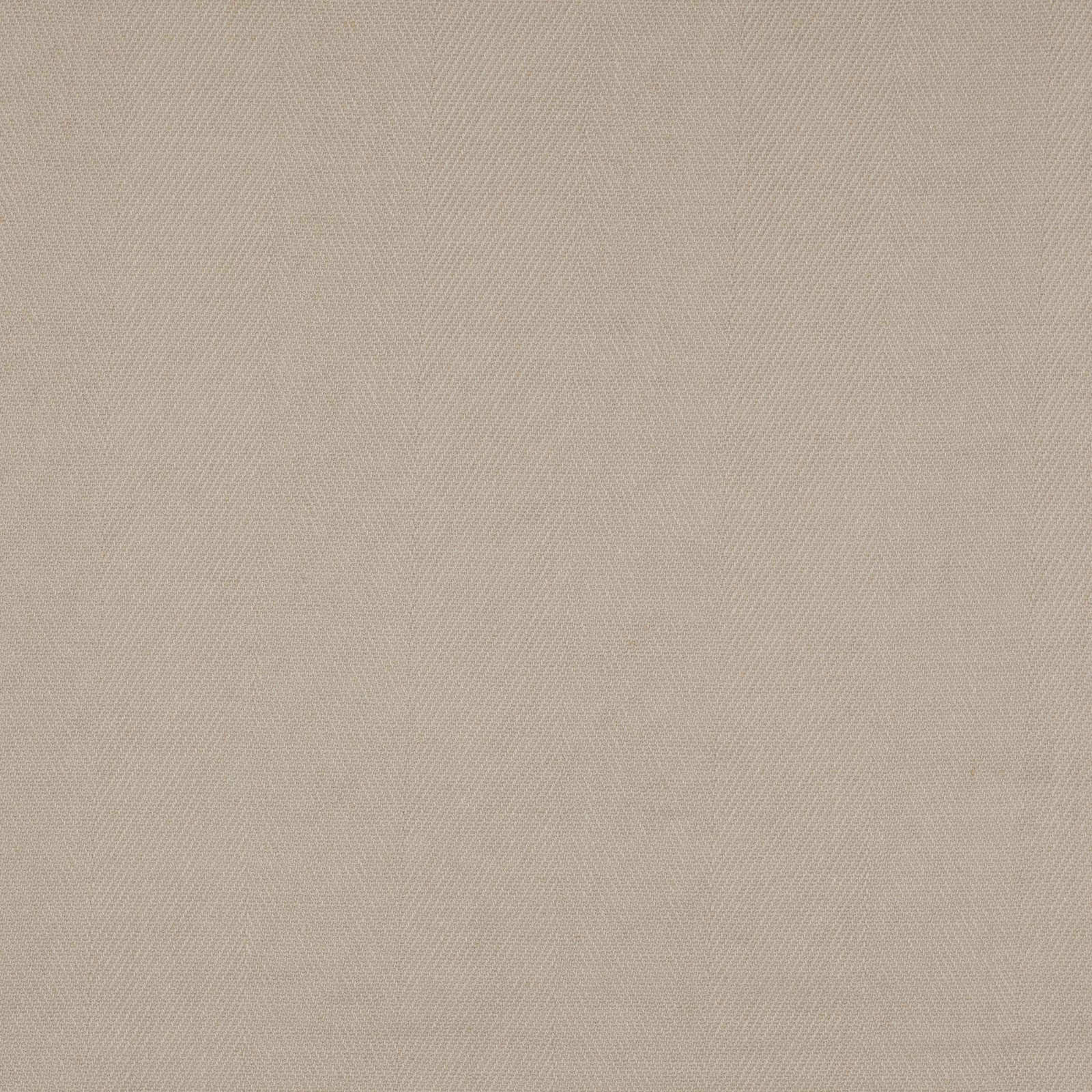 Soft beige woven fabric with fine diagonal herringbone texture