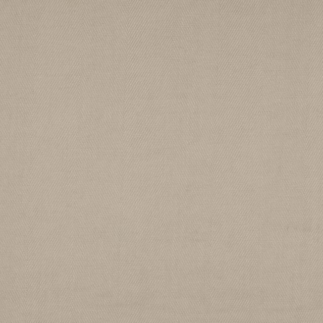Soft beige woven fabric with fine diagonal herringbone texture