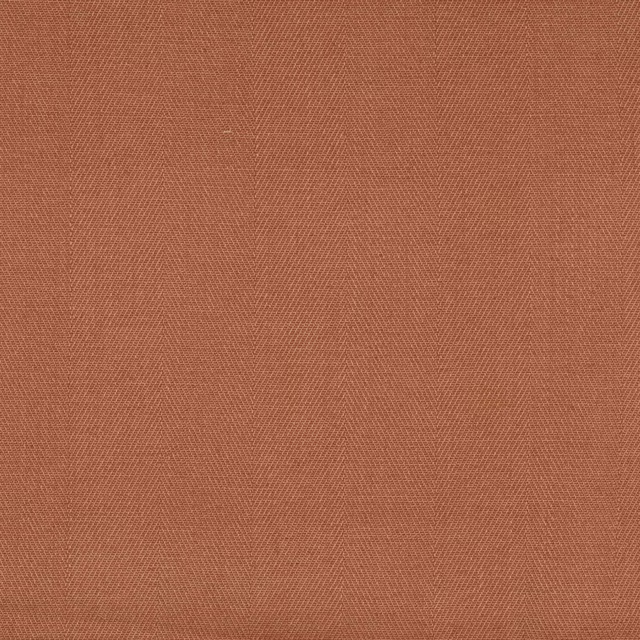 Warm russet linen-cotton fabric with a fine, subtle woven texture