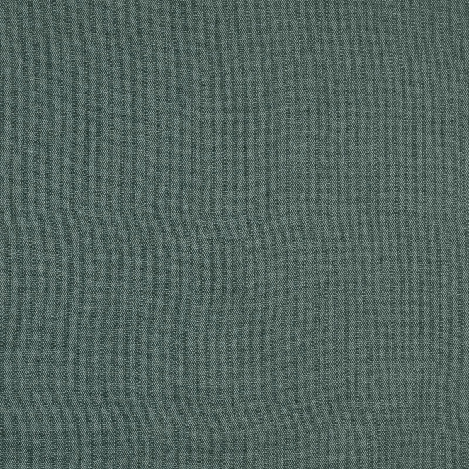 Plain muted forest green woven fabric with fine linen texture