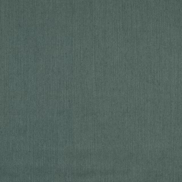 Plain muted forest green woven fabric with fine linen texture