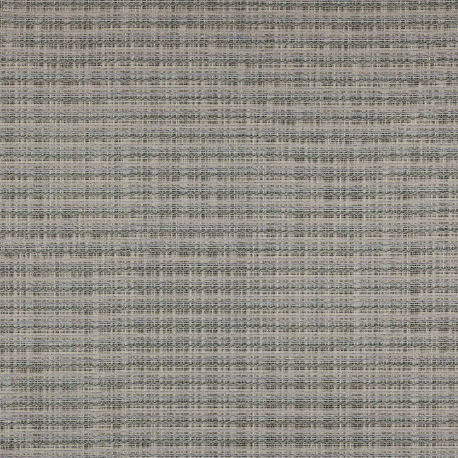 Muted blue-grey striped fabric with fine horizontal woven bands