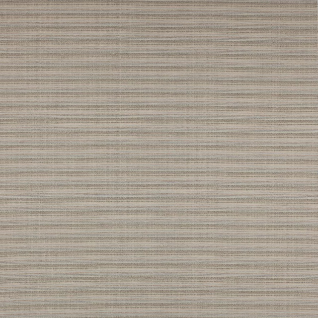 Close-up of muted old blue striped woven fabric with fine horizontal texture