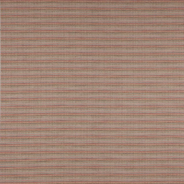 Horizontal fine-striped fabric in dusty pink, sienna, beige and grey weave