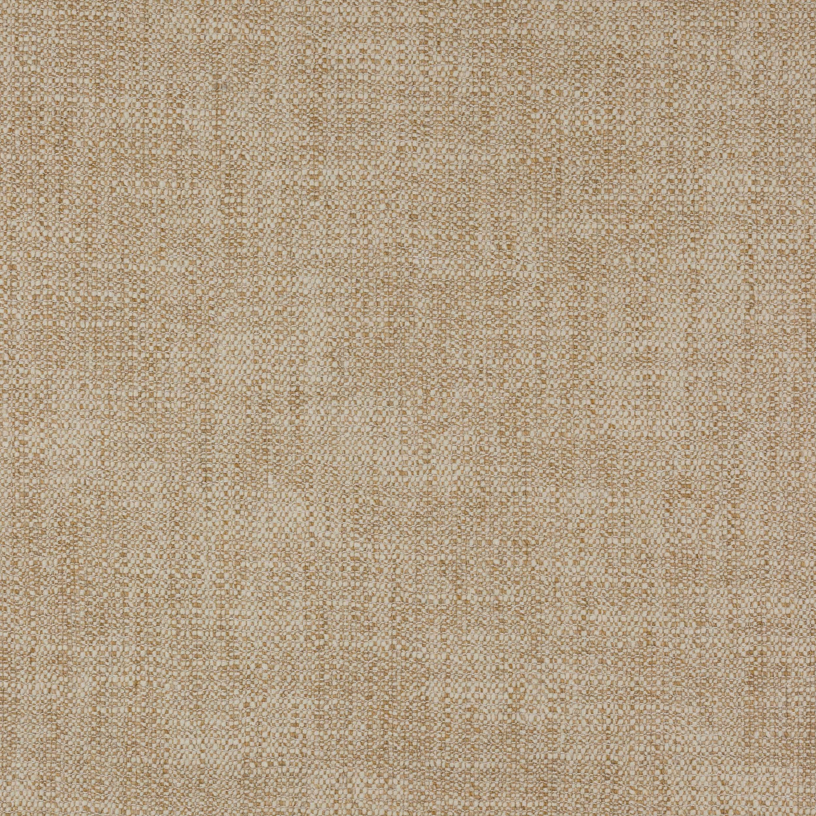 Close-up of a warm beige textured weave with subtle oatmeal speckling
