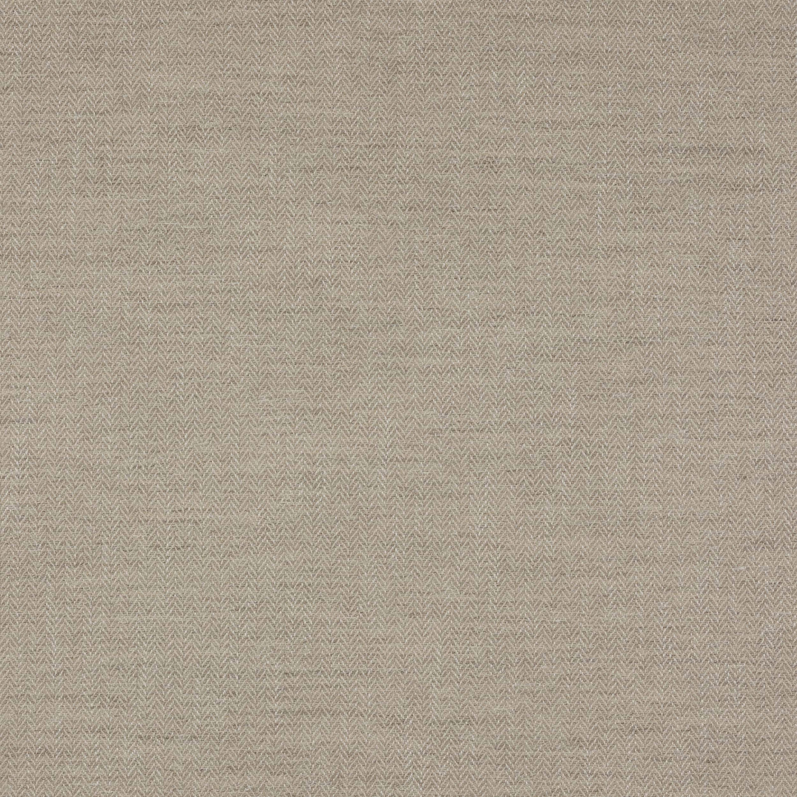 Pale bone beige herringbone fabric swatch with fine woven texture