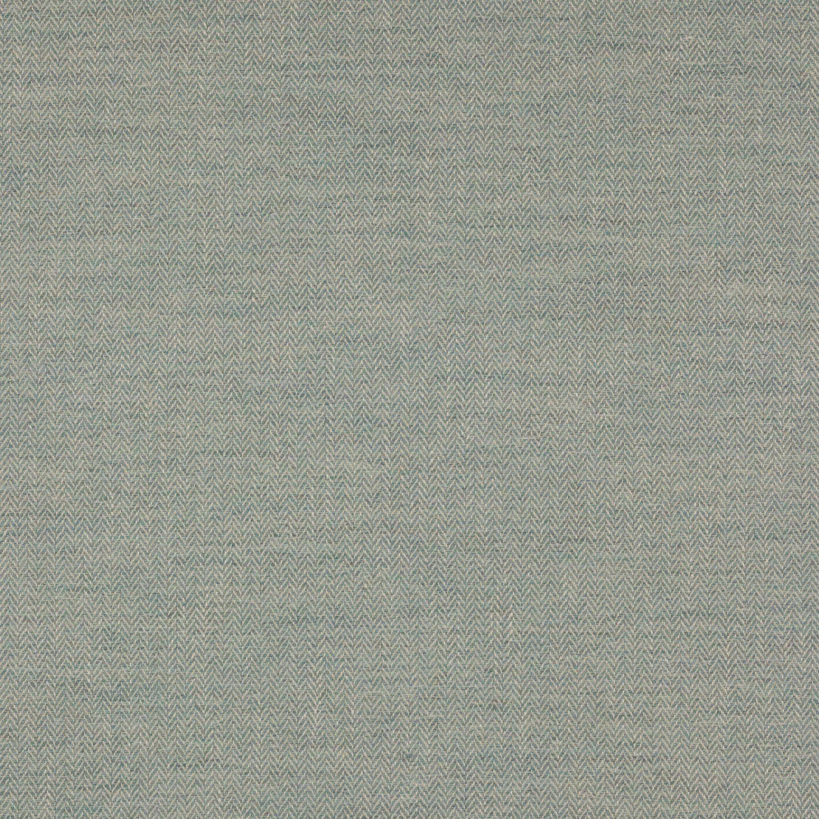 Soft dusty blue herringbone-check fabric swatch with fine woven texture