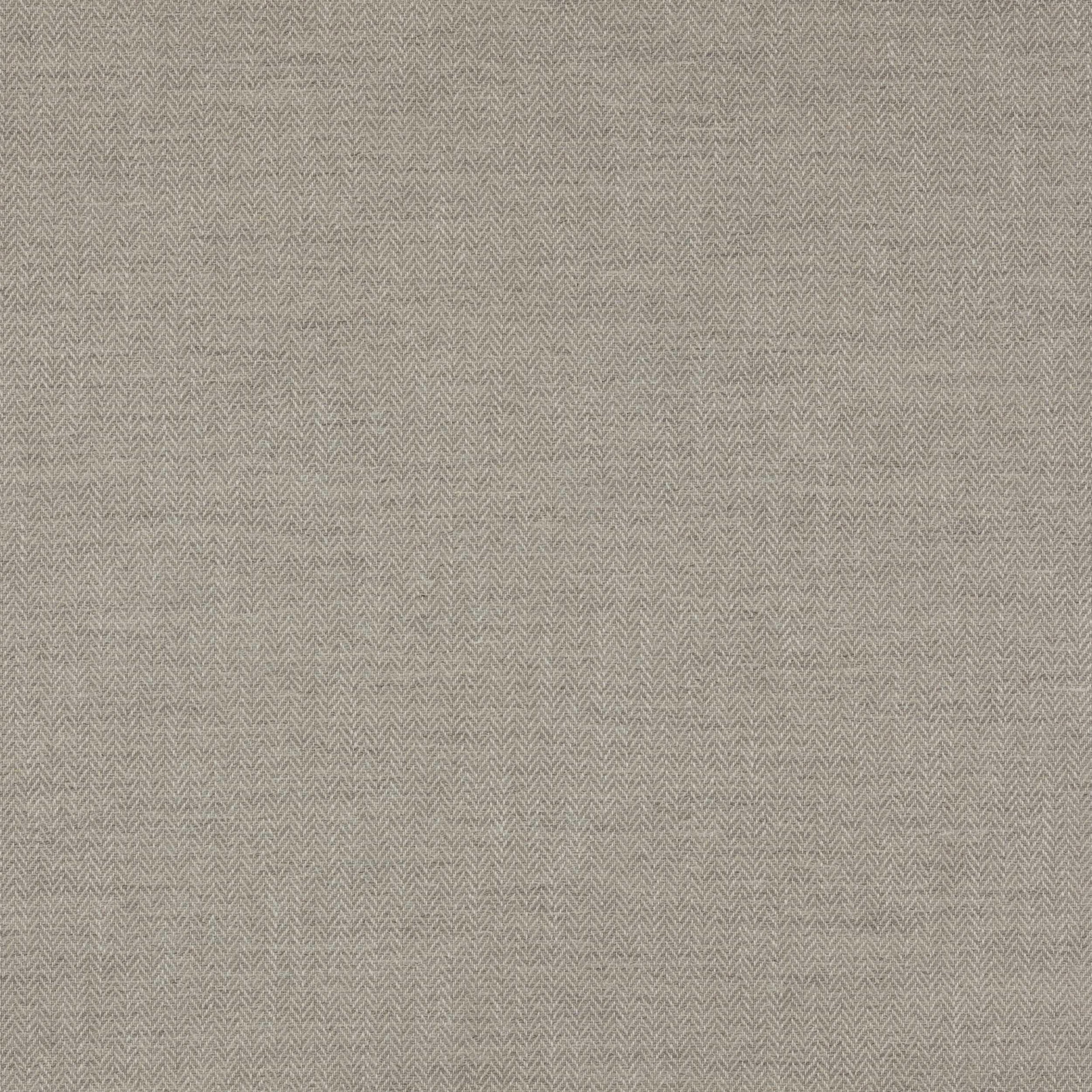 Pale silver grey herringbone fabric swatch with a fine woven texture