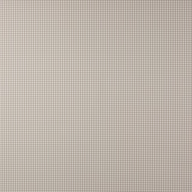 Small silver-grey checked cotton fabric swatch with a fine gingham weave