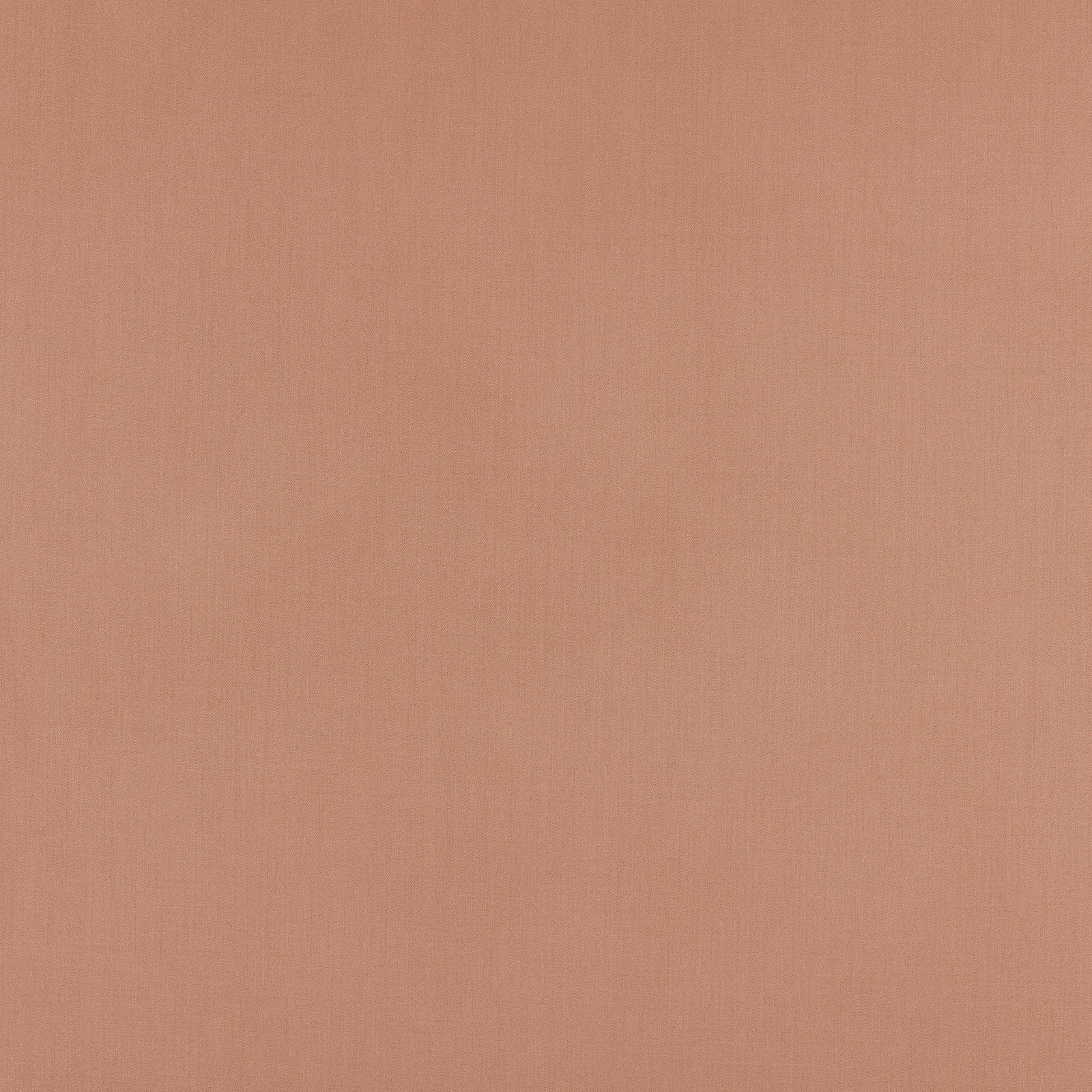 Solid soft brick terracotta wool fabric swatch with fine matte weave