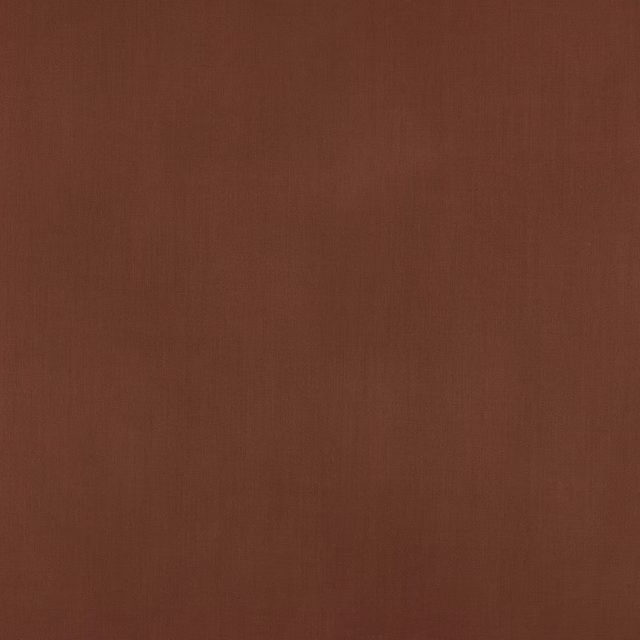 Solid deep chestnut brown wool swatch with a fine, matte woven texture