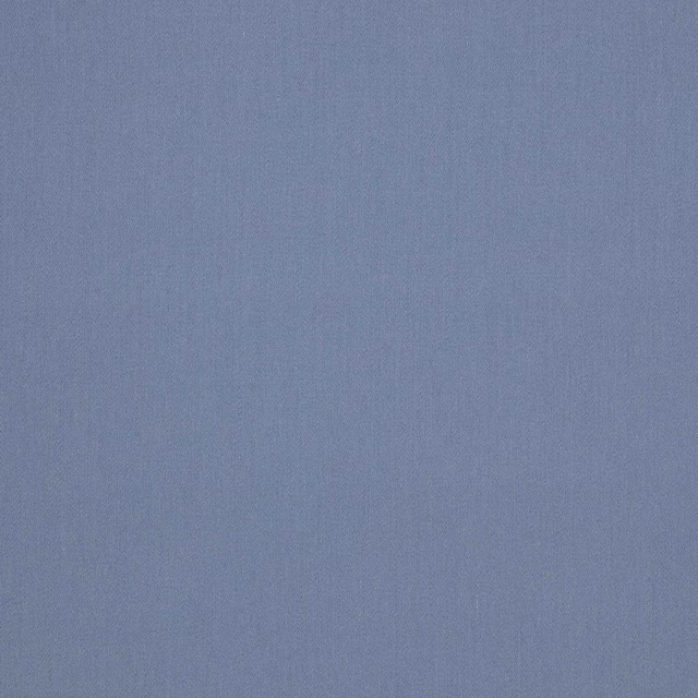 Soft denim-blue wool fabric swatch with a smooth, fine plain weave