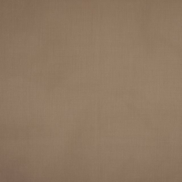 Warm muted beige plain-woven wool fabric with a subtle heathered texture