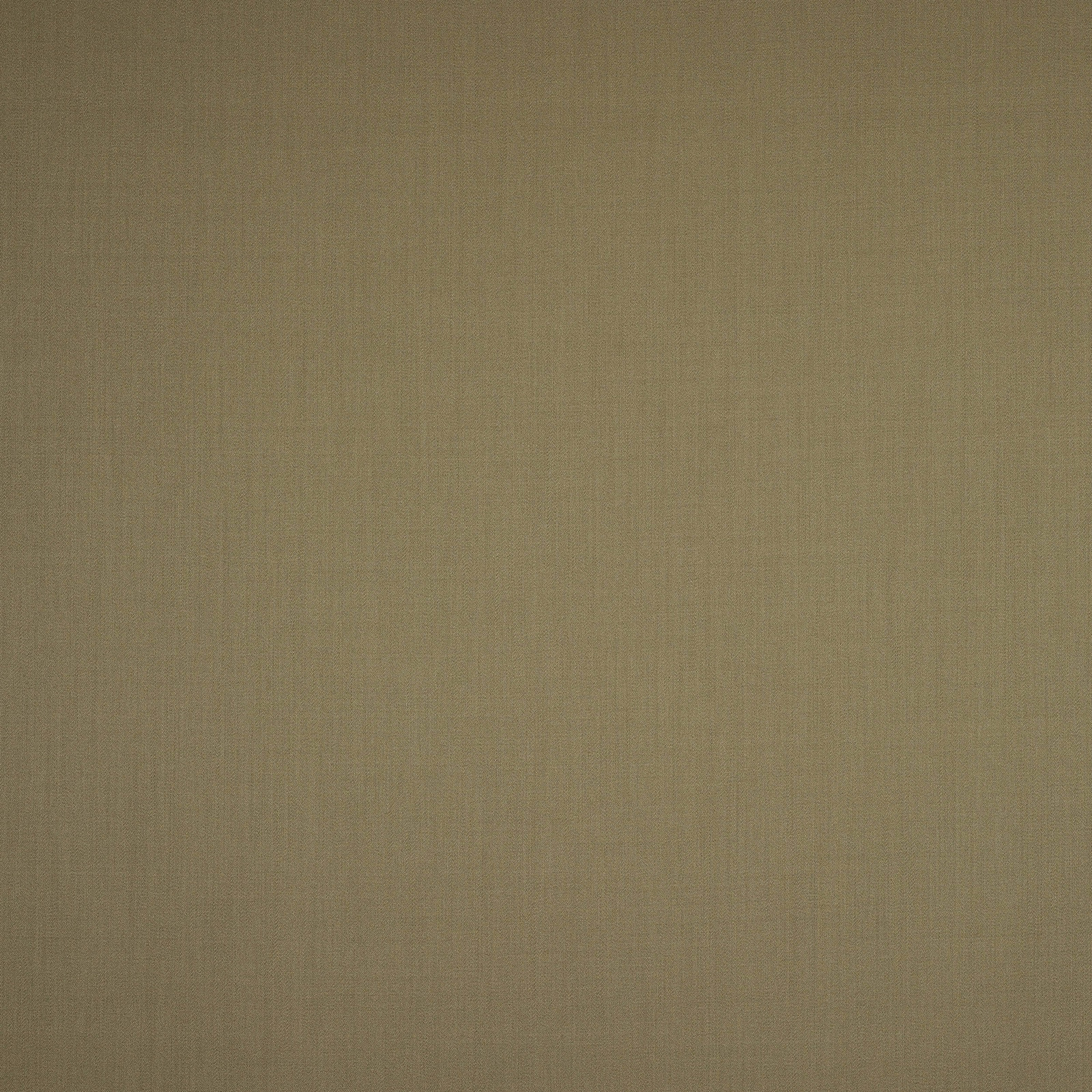 Muted olive green wool plain weave fabric with fine vertical texture