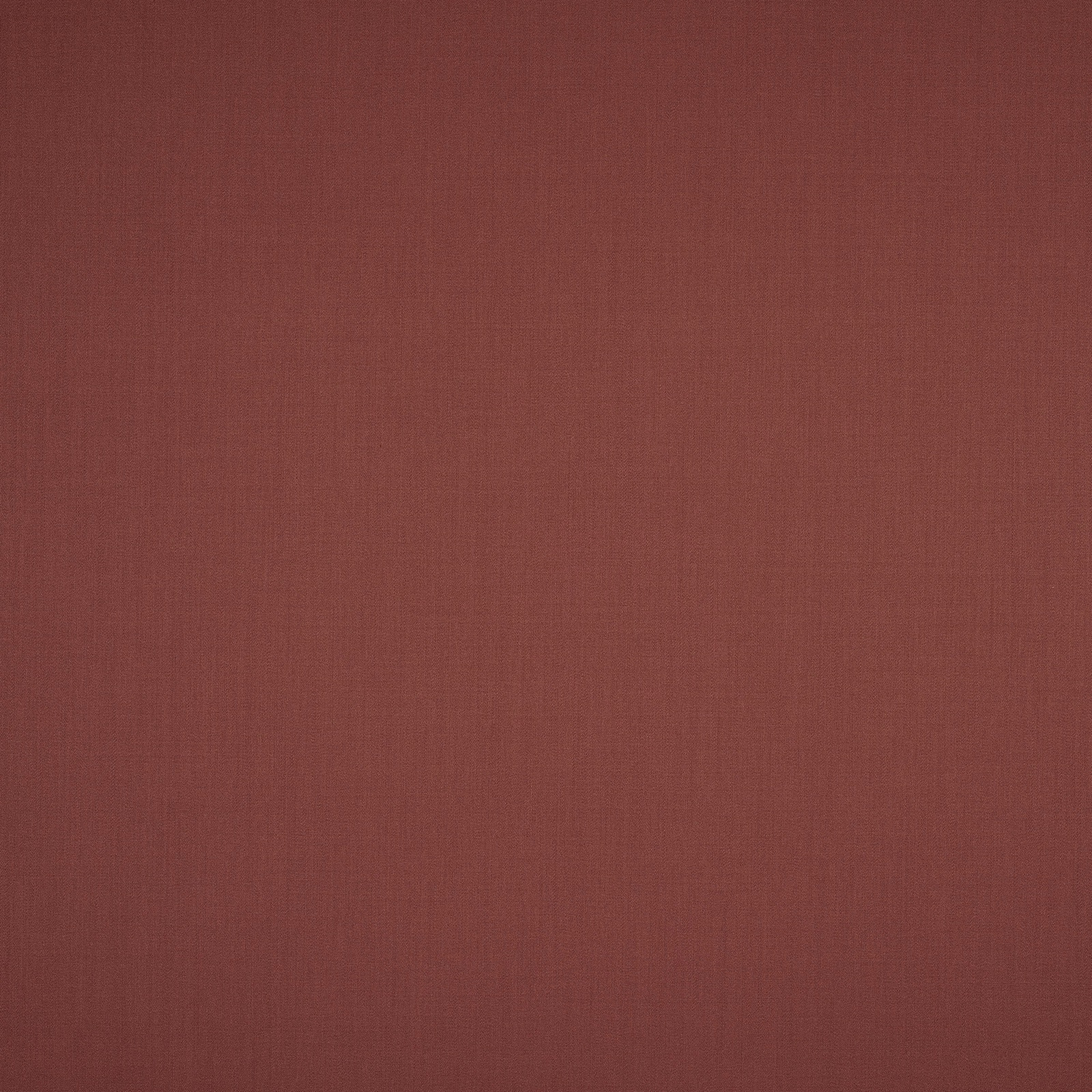 Deep rosewood red wool swatch with a fine plain weave texture