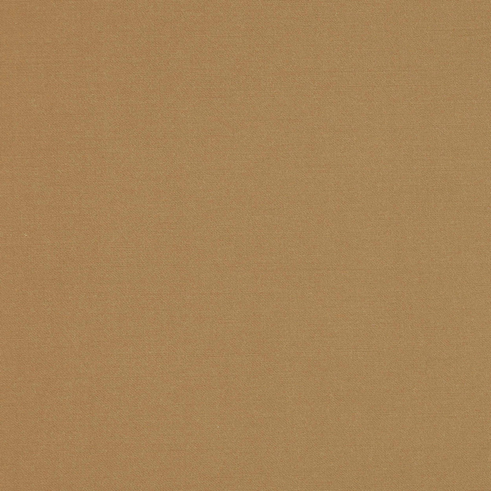 Close-up of plain warm camel wool fabric with a smooth matte weave