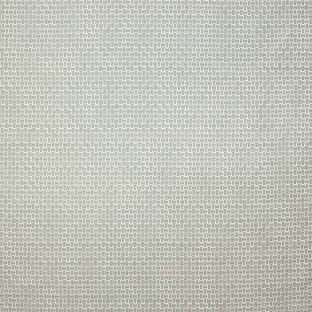 Pale misty blue micro-check woven fabric swatch with fine textured grid