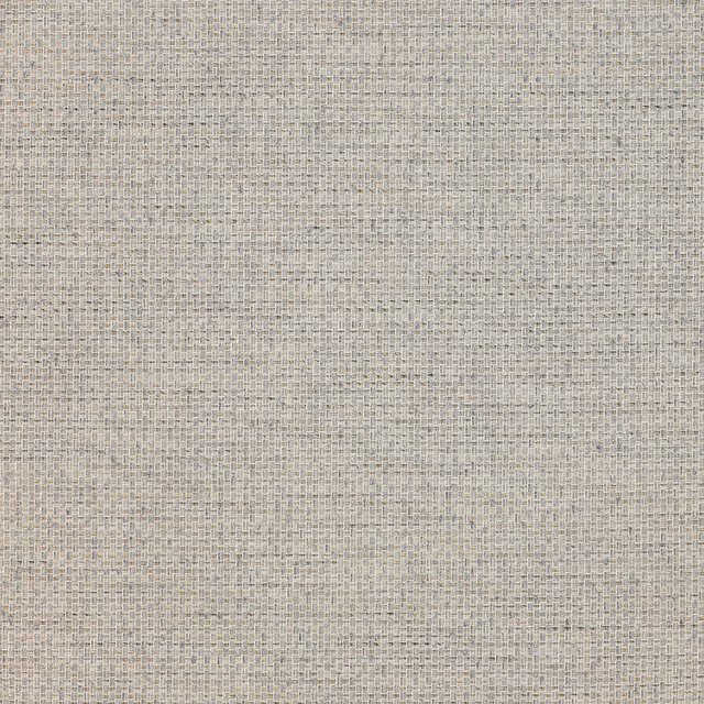 Close-up of a soft warm beige woven fabric with fine textured grid