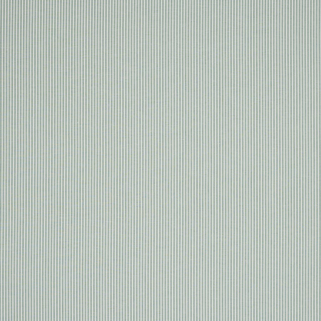 Fine vertical leaf green and pale stripes on a linen-cotton swatch