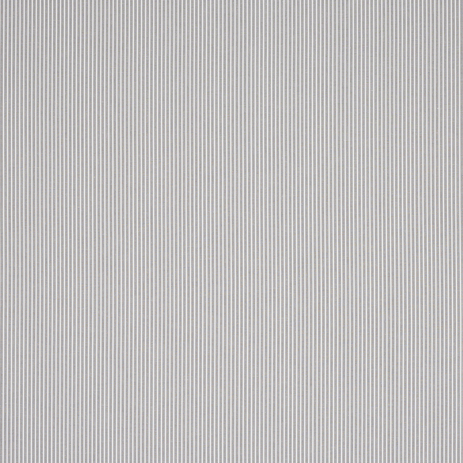 Fine vertical silver-grey pinstripe fabric swatch with a soft linen-cotton texture