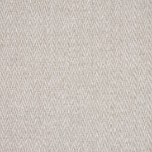 Pale flax cream linen fabric with fine herringbone weave and subtle texture