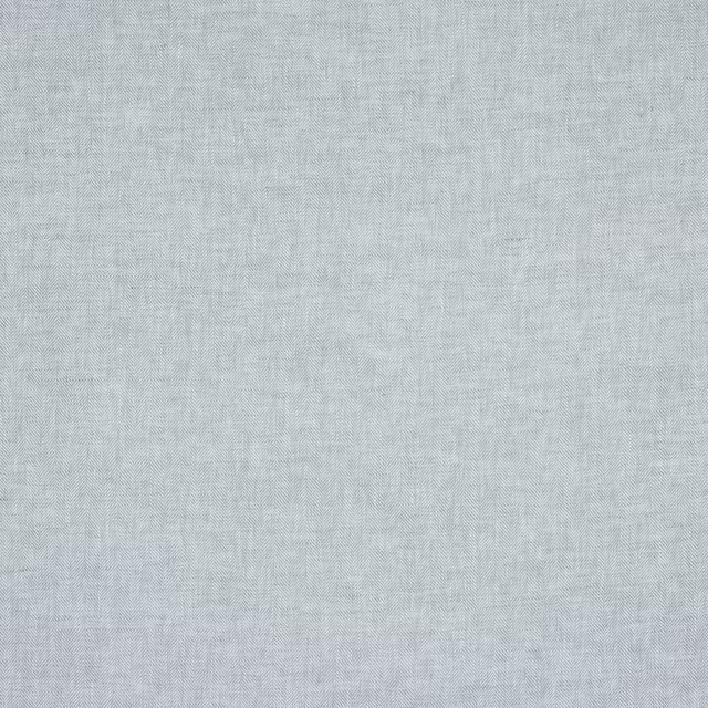 Pale blue linen swatch with fine herringbone-style check texture