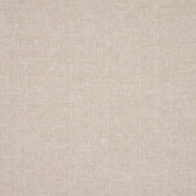 Muted beige-sienna linen with fine herringbone check texture