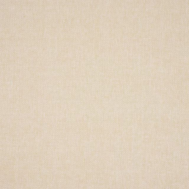 Pale gold cream linen fabric with fine herringbone texture and subtle vertical bands