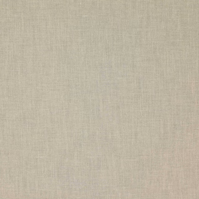 Pale warm grey plain woven fabric with fine linen texture