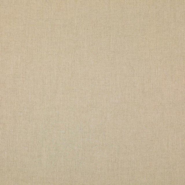 Soft warm cream linen-blend fabric swatch with fine textured weave