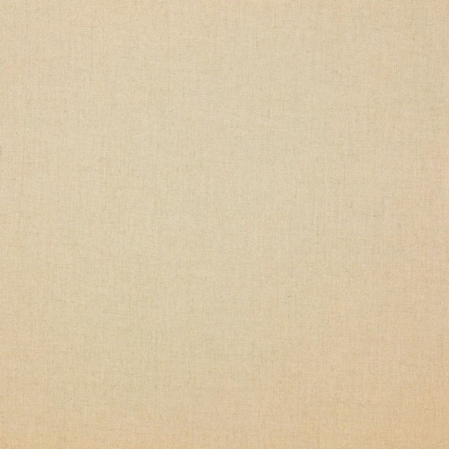 Pale warm cream plain-woven fabric with a soft linen texture