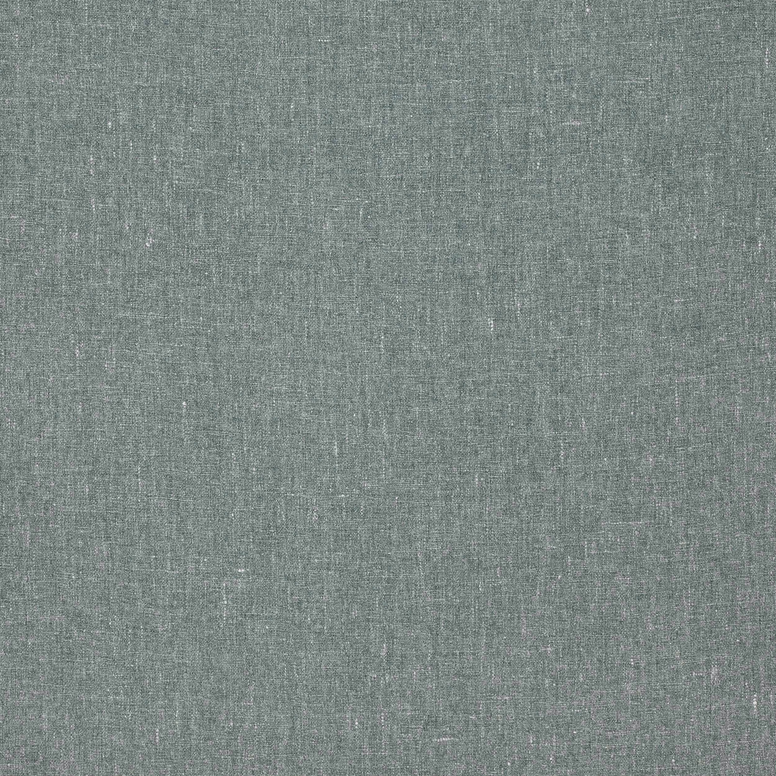 Muted seafoam teal plain weave fabric with subtle linen slub texture