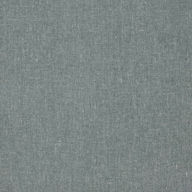 Muted seafoam teal plain weave fabric with subtle linen slub texture