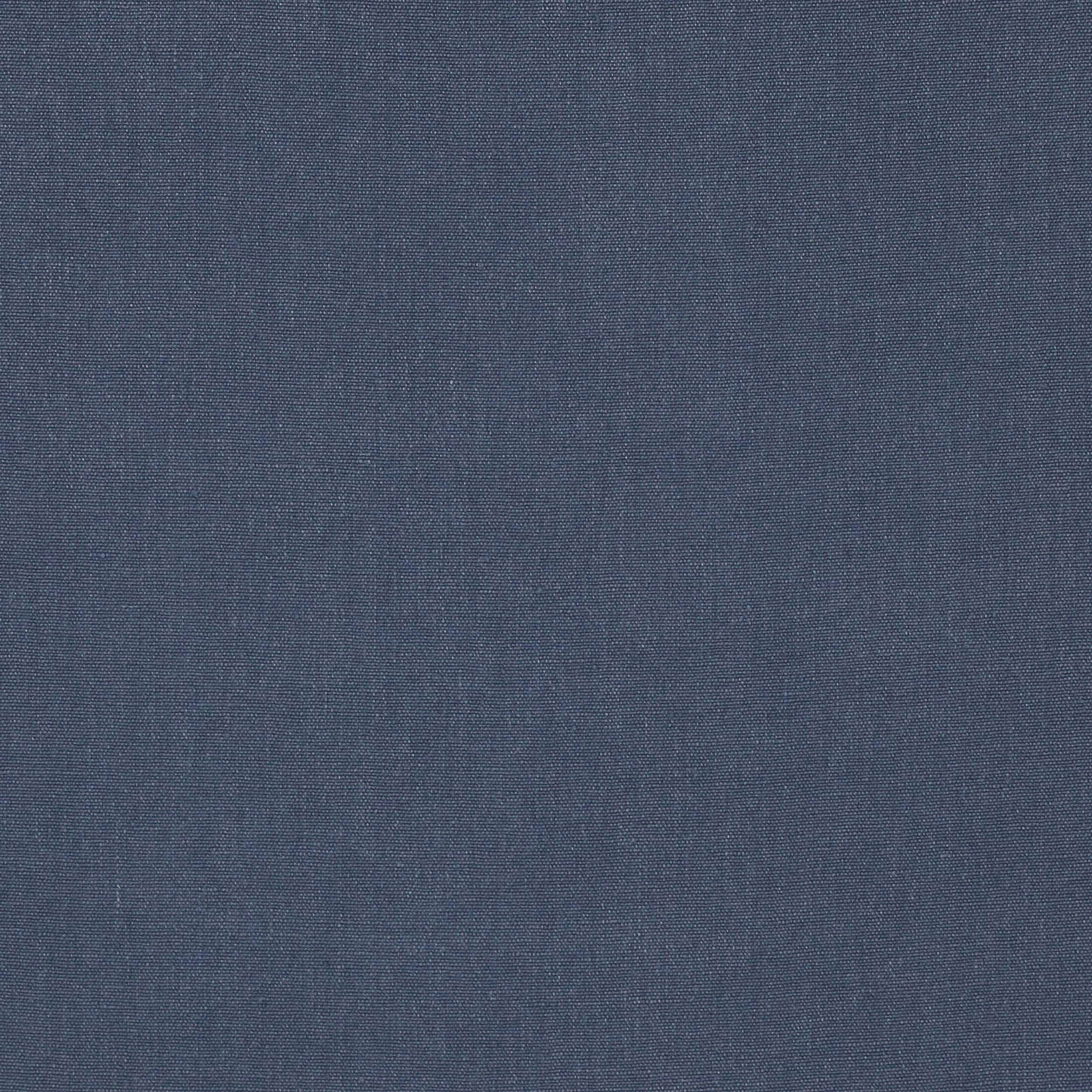 Flat swatch of muted indigo-blue linen with a fine, even weave