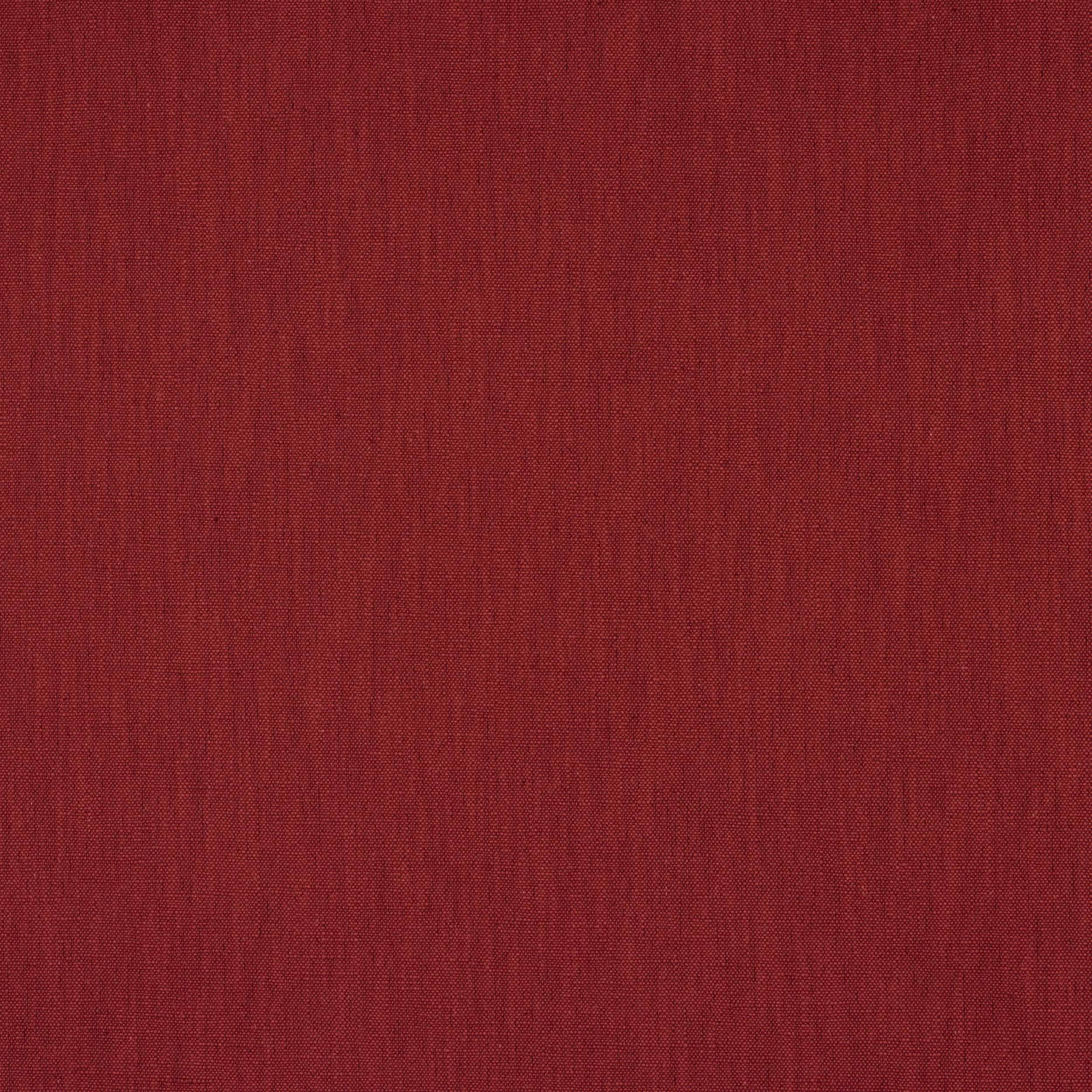 Deep claret red plain woven fabric with a fine linen-like texture