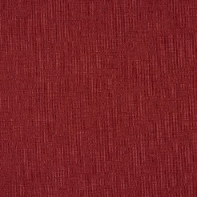 Deep claret red plain woven fabric with a fine linen-like texture