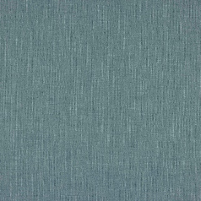 Muted denim blue woven fabric with a fine natural slub texture