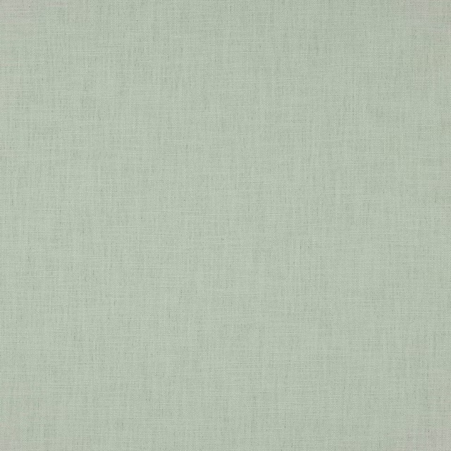 Pale duck egg blue plain-woven fabric with a soft matte texture