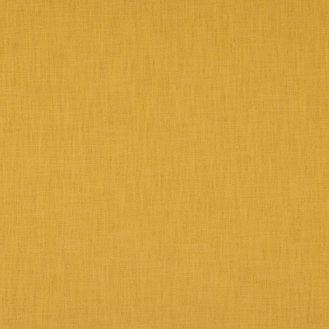 Warm mustard-gold plain woven fabric with fine linen-like texture