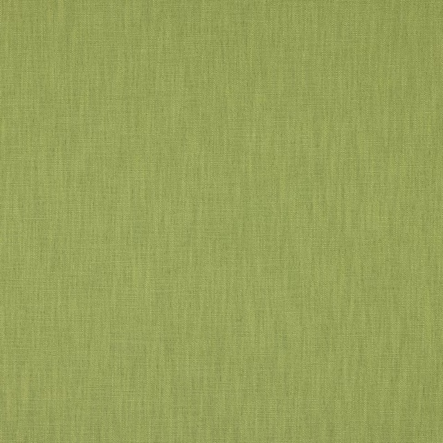 Leaf green plain woven fabric with a fine linen-like texture