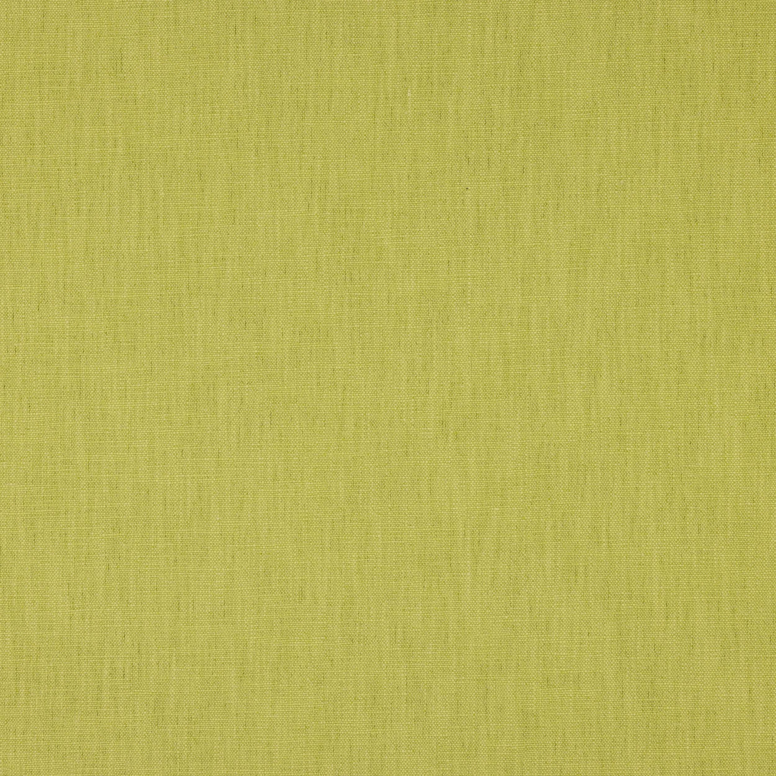 Solid lime-green woven fabric with a fine natural slub texture