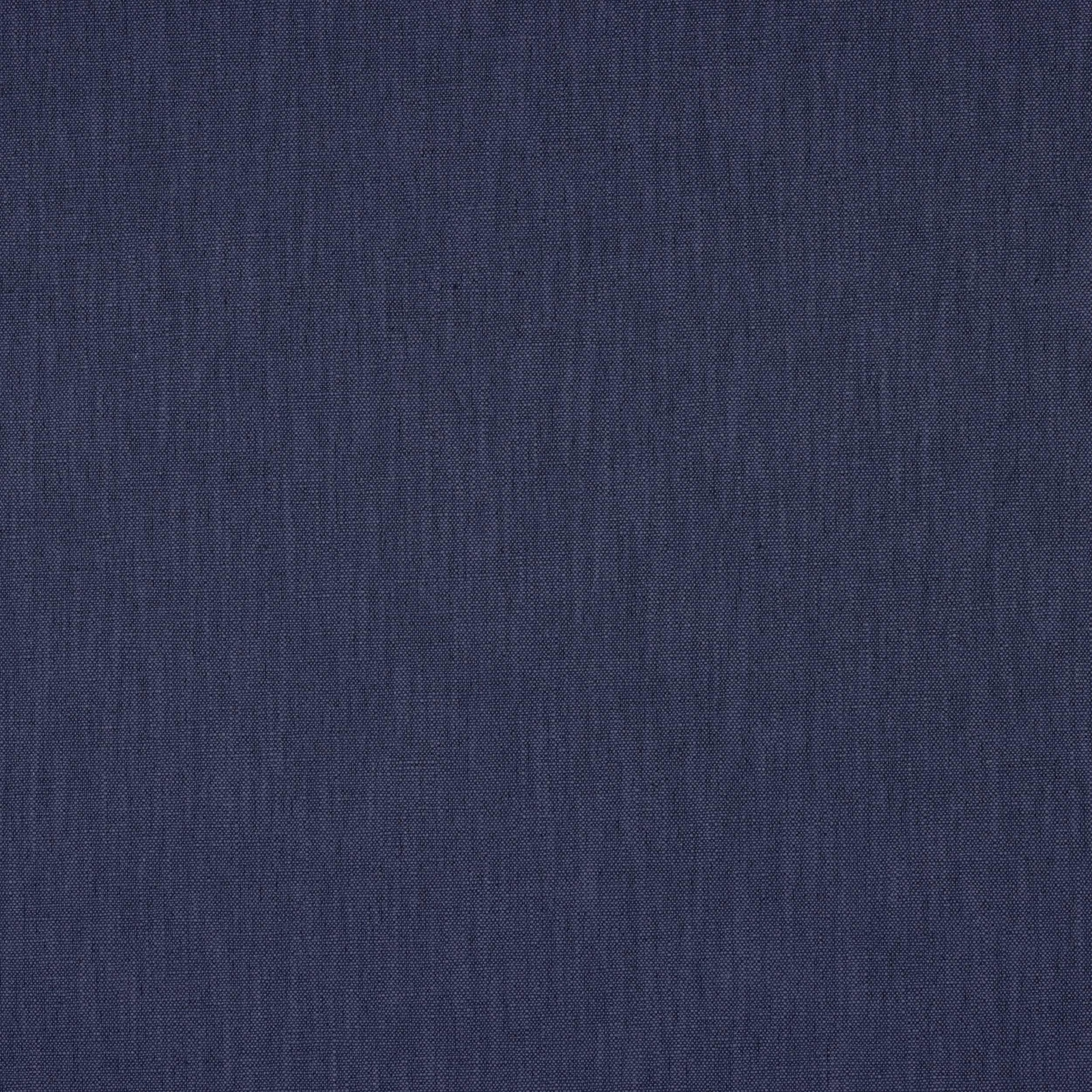 Close-up of a deep navy plain-woven fabric with fine textured weave