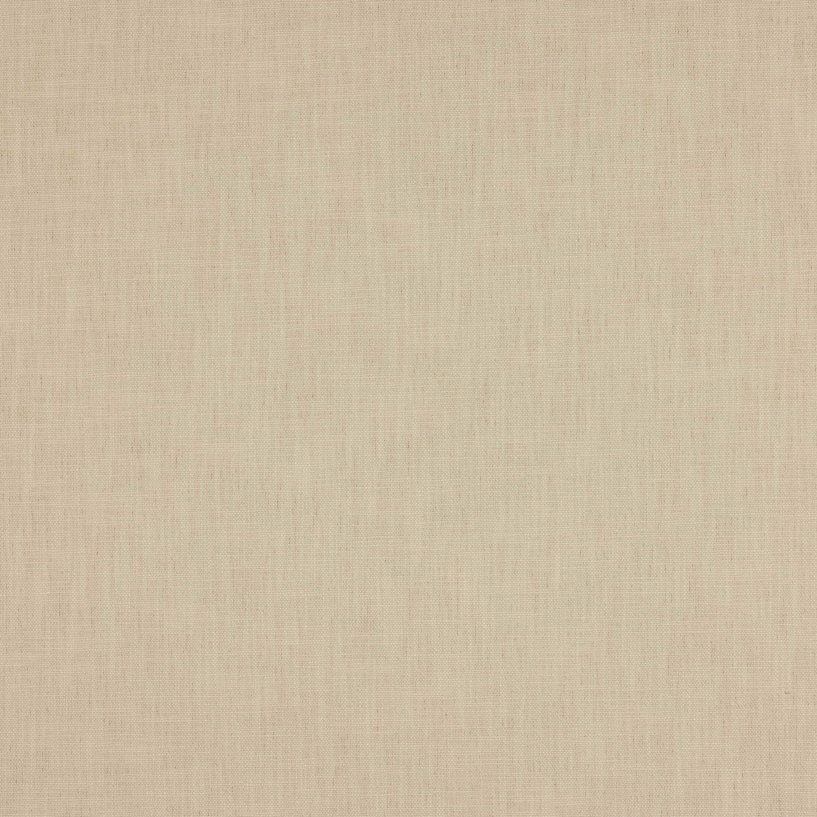 Close-up of warm oatmeal beige plain woven fabric with fine natural texture