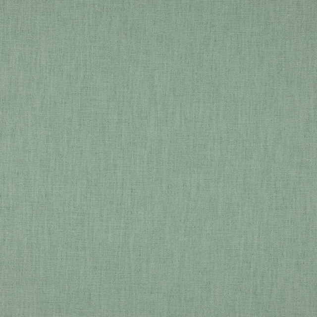 Pale mint green plain weave fabric with a soft natural texture